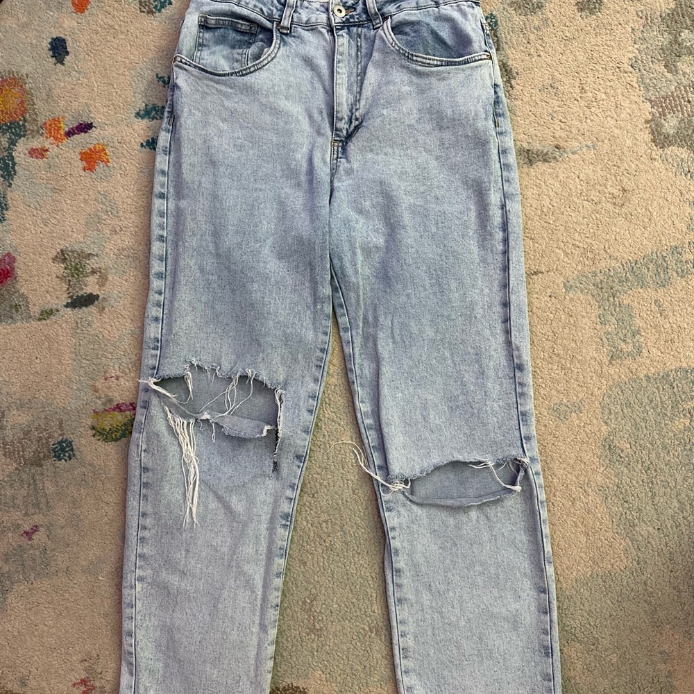 Cotton On Blue Straight Leg Jeans Classic Style